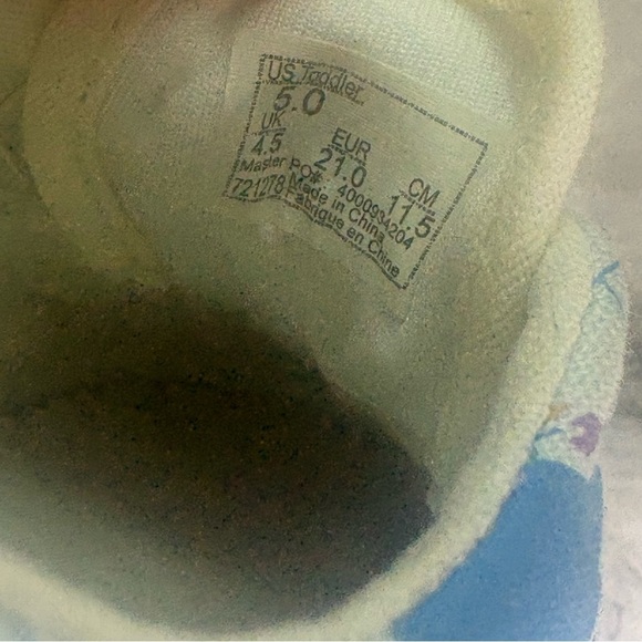 VANS Toddler Sneaker Save Our Planet Globe World Design Size 5 Toddler Unisex - Picture 7 of 8